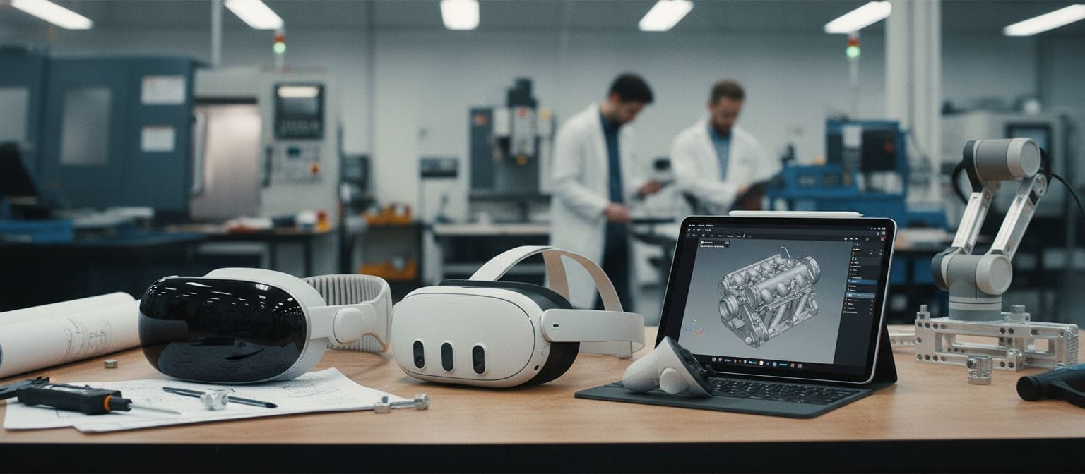 Vergleich verschiedener XR-Hardware-Optionen für industrielle Visualisierung