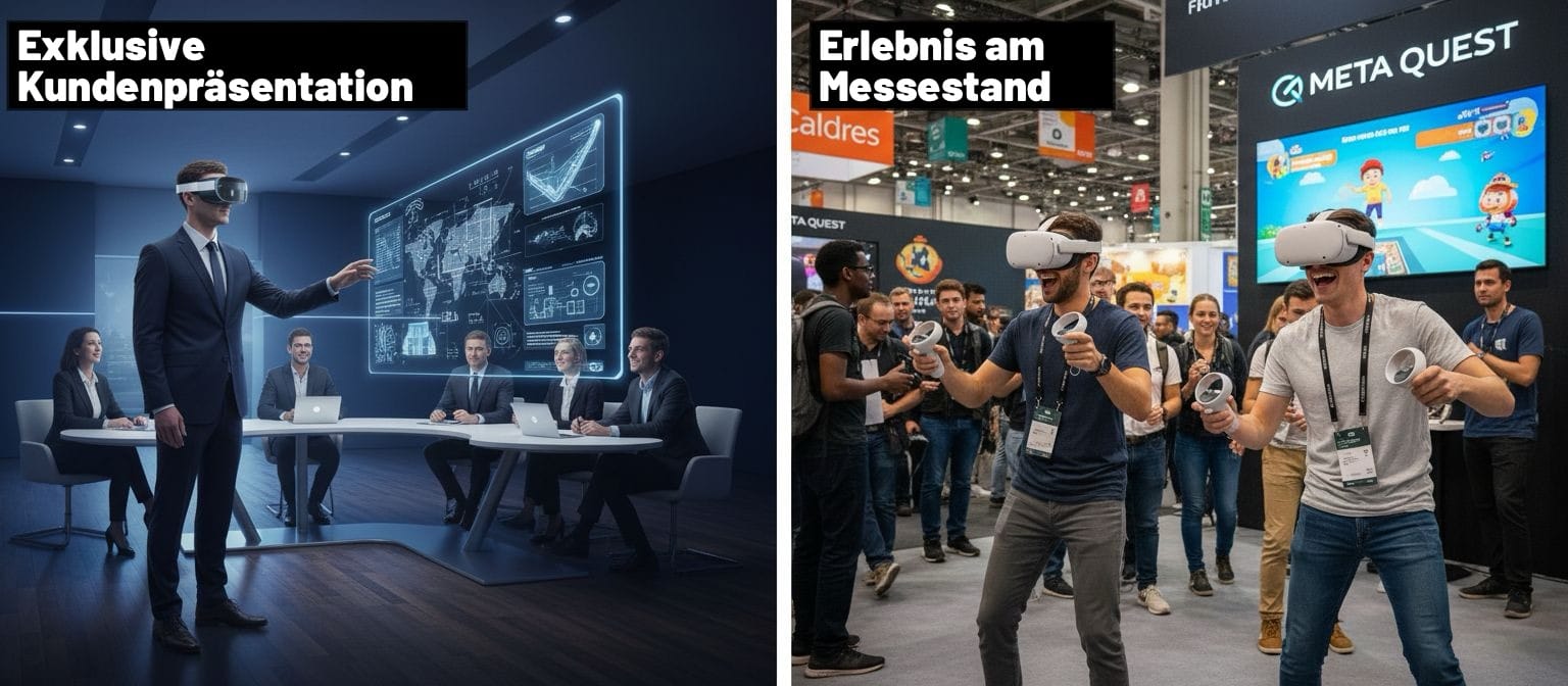 Einsatzszenarien Vision Pro und Meta Quest im industriellen Kontext Placement: Full width, before use cases section